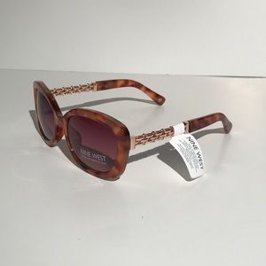 NWT NINE WEST ELEGANT SUNGLASSES ROSE GOLD
